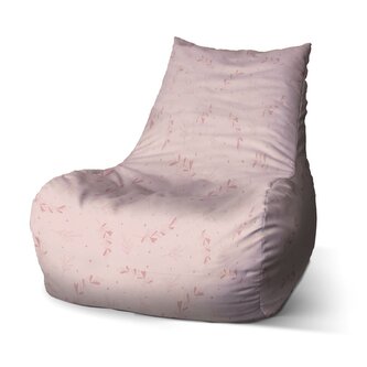Dětský sedací vak Bean Růžové lístky: 60 x 70 x 70 cm