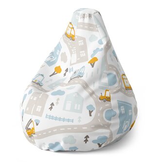 Dětský sedací vak Pear Cestičky s dopravou: 70 x 95 x 15 cm