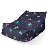 Dětský sedací vak Lounge Hvězdy na modré: 80 x 95 x 50 cm