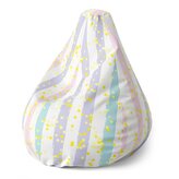 Dětský sedací vak Pear Pruhy a tečky štětcem: 70 x 95 x 15 cm