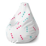 Dětský sedací vak Pear Tečkované čárky: 70 x 95 x 15 cm