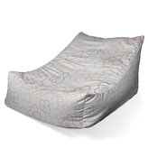 Dětský sedací vak Lounge Dětské kvítí: 80 x 95 x 50 cm