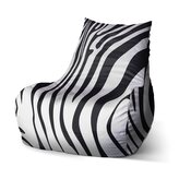 Dětský sedací vak Bean Vzor zebry: 60 x 70 x 70 cm