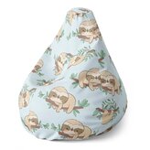 Dětský sedací vak Pear Lenochodi na větvi: 70 x 95 x 15 cm