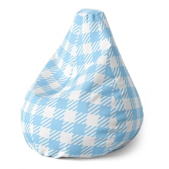 Dětský sedací vak Pear Čtvercový vzor: 70 x 95 x 15 cm