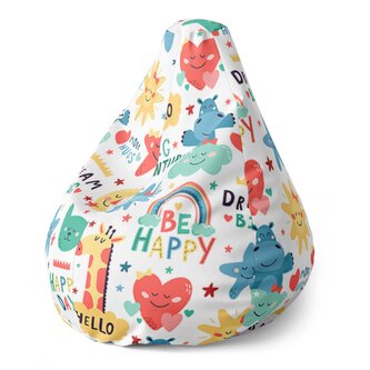 Dětský sedací vak Pear Happy day: 70 x 95 x 15 cm