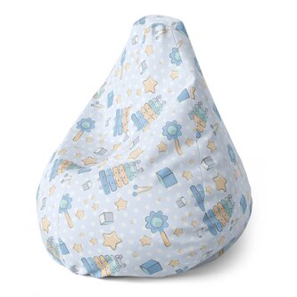 Dětský sedací vak Pear Zvonkohra: 70 x 95 x 15 cm