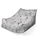 Dětský sedací vak Lounge Lyžaři: 80 x 95 x 50 cm