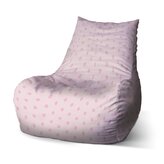 Dětský sedací vak Bean Růžové puntíky: 60 x 70 x 70 cm