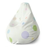 Dětský sedací vak Pear Tříbarevné puntíky: 70 x 95 x 15 cm