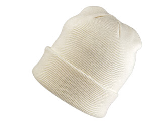 Zimní čepice unisex - 1 ks - 1 krémová světlá