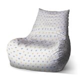 Dětský sedací vak Bean Malované srdce na bílé: 60 x 70 x 70 cm