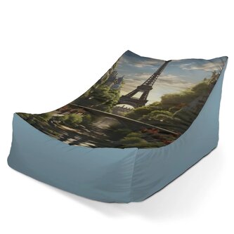 Dětský sedací vak Lounge Paříž Eifellova věž Art: 80 x 95 x 50 cm