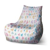 Dětský sedací vak Bean Barevné trojúhelníčky: 60 x 70 x 70 cm