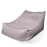 Dětský sedací vak Lounge Bledě růžové pletení: 80 x 95 x 50 cm
