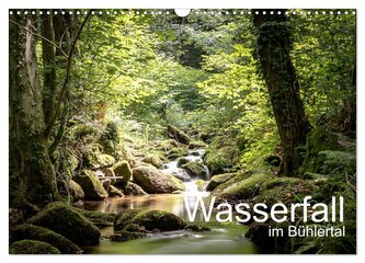 Wasserfall im Bühlertal (Wandkalender 2026 DIN A3 quer), CALVENDO Monatskalender