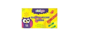 Pastele olejne Jumbo 12 kolorów STRIGO