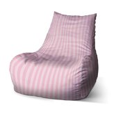 Dětský sedací vak Bean Růžové pruhy: 60 x 70 x 70 cm