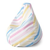 Dětský sedací vak Pear Tříbarevné pruhy: 70 x 95 x 15 cm