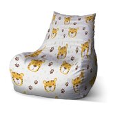 Dětský sedací vak Bean Tygřík: 60 x 70 x 70 cm