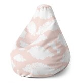 Dětský sedací vak Pear Oblaka: 70 x 95 x 15 cm