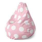 Dětský sedací vak Pear Bílé tečky: 70 x 95 x 15 cm