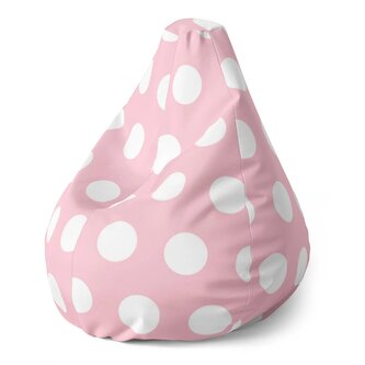 Dětský sedací vak Pear Bílé tečky: 70 x 95 x 15 cm