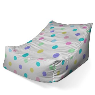 Dětský sedací vak Lounge Puntík vedle puntíku: 80 x 95 x 50 cm