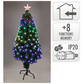 Vánoční stromek, osvětlení z optických vláken, výška 120 cm