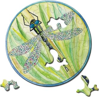 CURIOSI Kulaté puzzle Picoli: Vážka 33 dílků