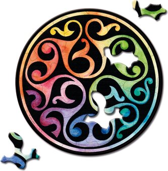 CURIOSI Kulaté puzzle Picoli: Pupen 33 dílků