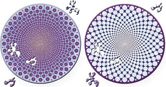 CURIOSI Oboustranné dřevěné puzzle Double: Body 88 dílků