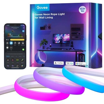 Govee Neon Matter LED rohová lišta 5m - RGBIC