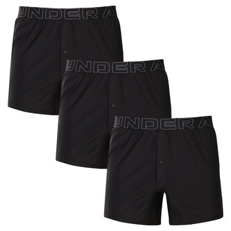 3PACK pánské trenky Under Armour černé (1390498 001) M