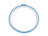 Vyšívací kruh plastový - 1 ks - 1 (Ø23,2 cm) modrá