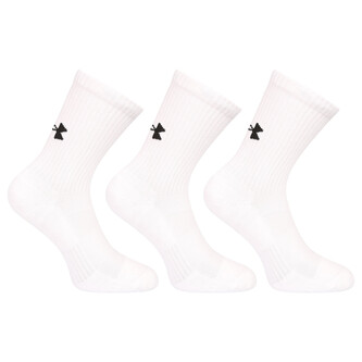 3PACK ponožky Under Armour bílé (1386311 100) M
