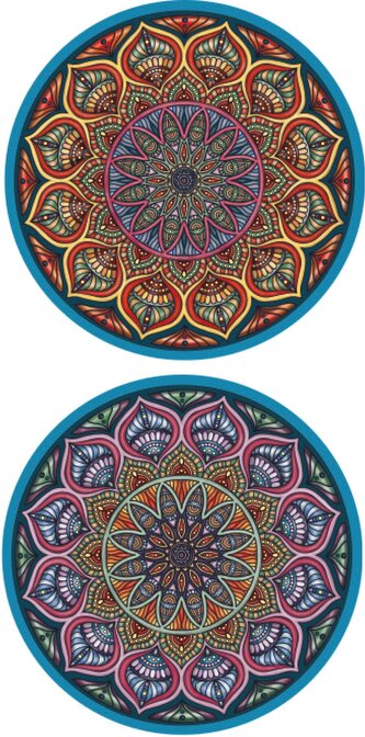 CURIOSI Oboustranné dřevěné puzzle Double: Plamen 154 dílků