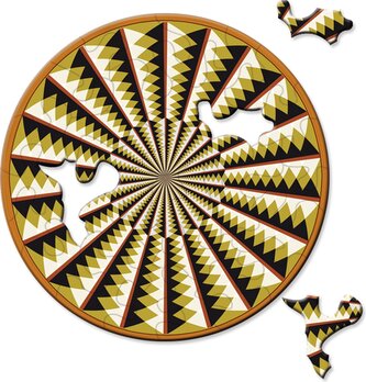 CURIOSI Kulaté puzzle Picoli: Kolotoč 33 dílků