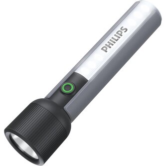 ALU dobíjecí svítilna Philips SFL1183/10, šedá vzdálenost paprsků 150 m