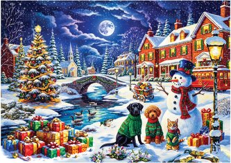 ANATOLIAN Puzzle Vánoční noc XL 700 dílků