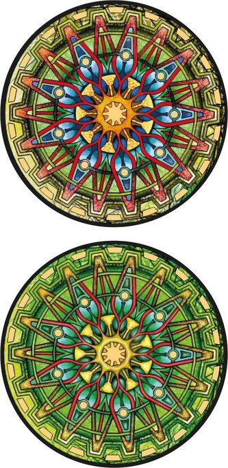 CURIOSI Oboustranné dřevěné puzzle Double: Cirkus 154 dílků