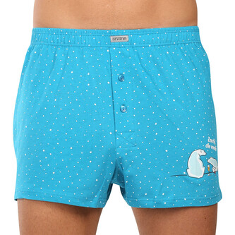 Pánské trenky Andrie modré (PS 5933-blue) M