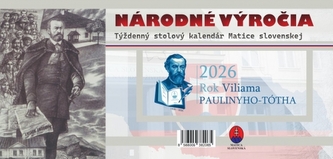 Stolový kalendár 2026 - Národné výročia
