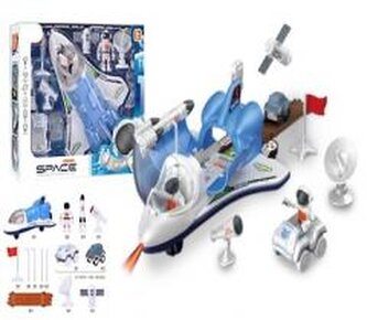 Statek kosmiczny ze światłem i dźwiękiem