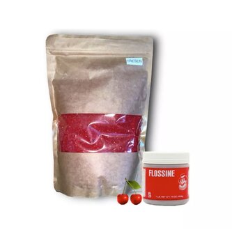 Cukr na cukrovou vatu  - 1 Kg - Třešeň - Knapro