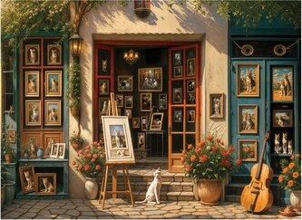 ANATOLIAN Puzzle Kočičí galerie 1000 dílků