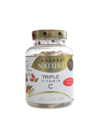 Golden Nature - Exclusive triple přírodní vitamín C 100 kapslí