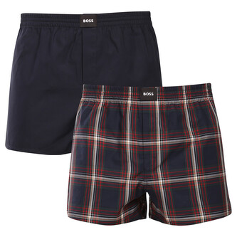 2PACK pánské trenky BOSS vícebarevné (50515464 460) XL