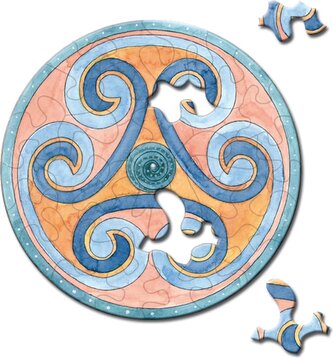 CURIOSI Kulaté puzzle Picoli: Darebák 33 dílků