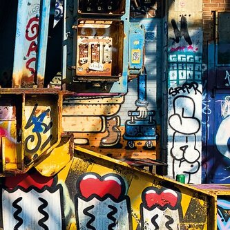 CURIOSI Čtvercové puzzle Q Amsterdam: Vzor IV 80 dílků